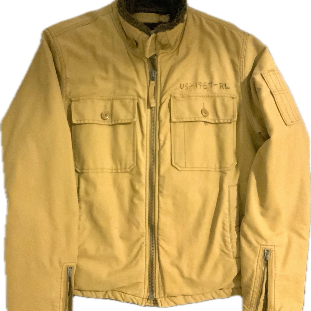 Polo Ralph Lauren Men's Tan Military Jacket
 New Never Worn